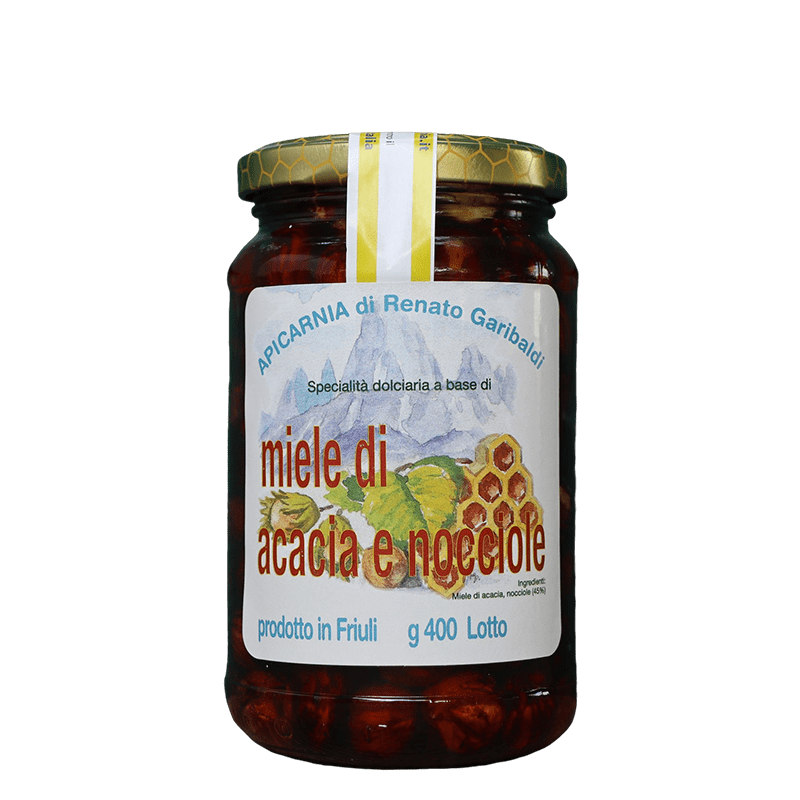 MIELE DI ACACIA CON NOCCIOLE