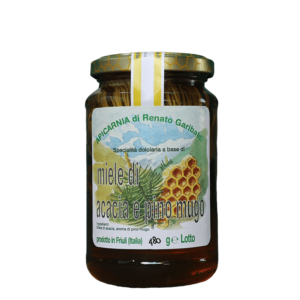 MIELE DI ACACIA CON GEMME DI PINO MUGO
